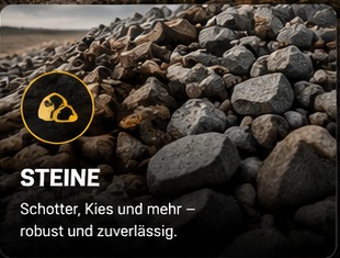 Sand Naturstein Schüttgut
